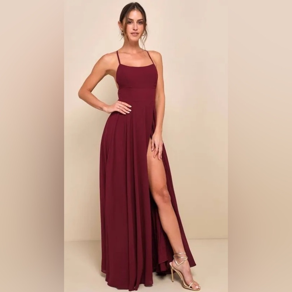 A-line Square Floor-Length Chiffon Prom Bridesmaids Wedding Formal Dresses​